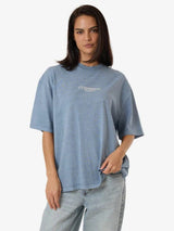 Meditation Practice Oversized Tee - Dusty Blue TOP THRILLS 