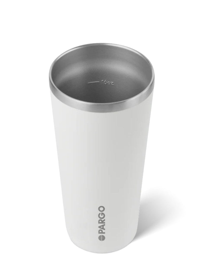 20oz Insulated Classic Cup From Project Pargo BPA and Toxic Free - Bone White DRINK BOTTLE PROJECT PARGO 