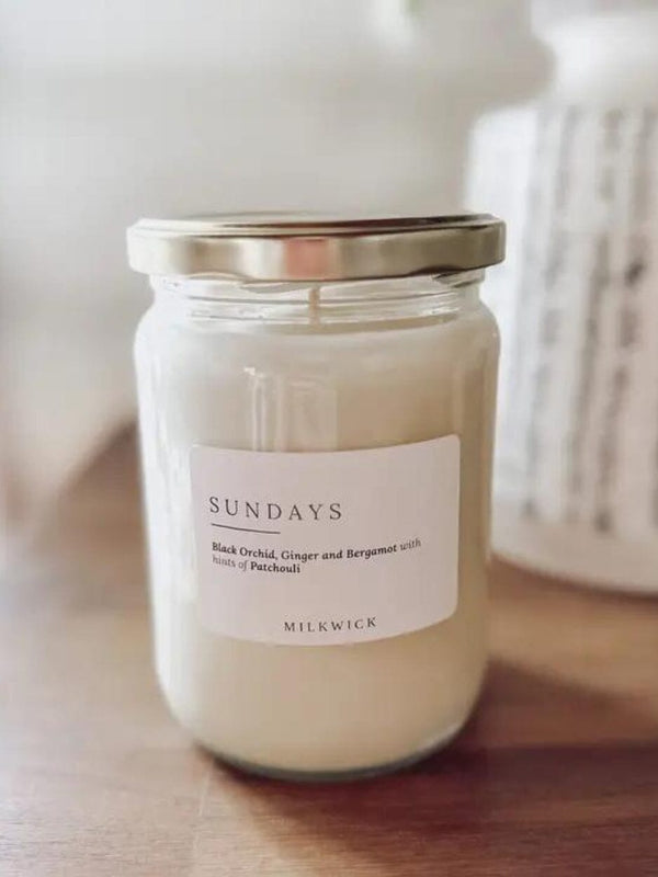 Sundays CANDLES MILKWICK 