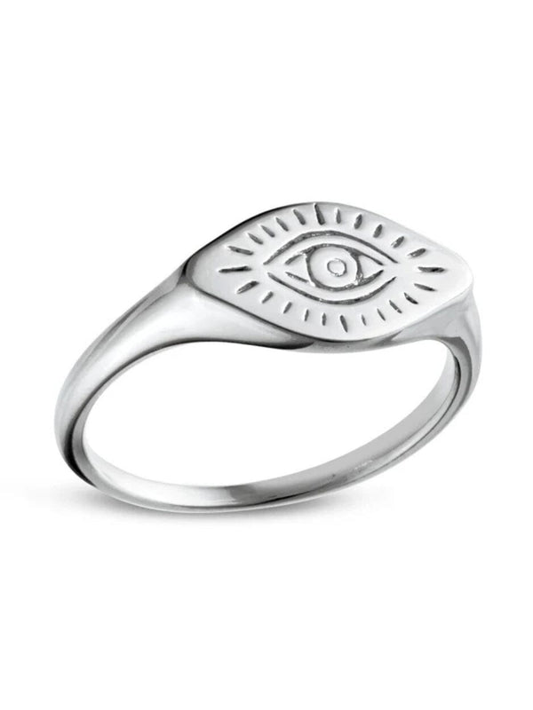 All Seeing Eye Ring - Silver RINGS MIDSUMMER STAR 