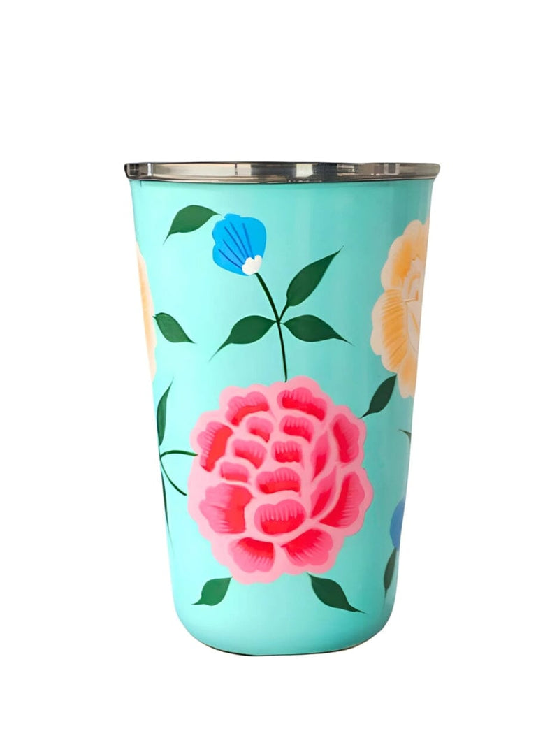 Large Tumbler // Fleur - Marine CUPS | MUGS PICNIC FOLK 