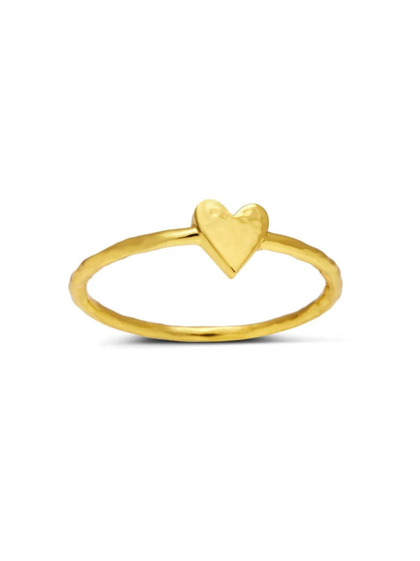 Aphrodite Heart Ring - Gold RINGS MIDSUMMER STAR 