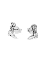 Cowgirl Boots Studs - Silver EARRINGS MIDSUMMER STAR 