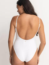 Classic Minimal One Piece - White ONE PIECE RHYTHM 