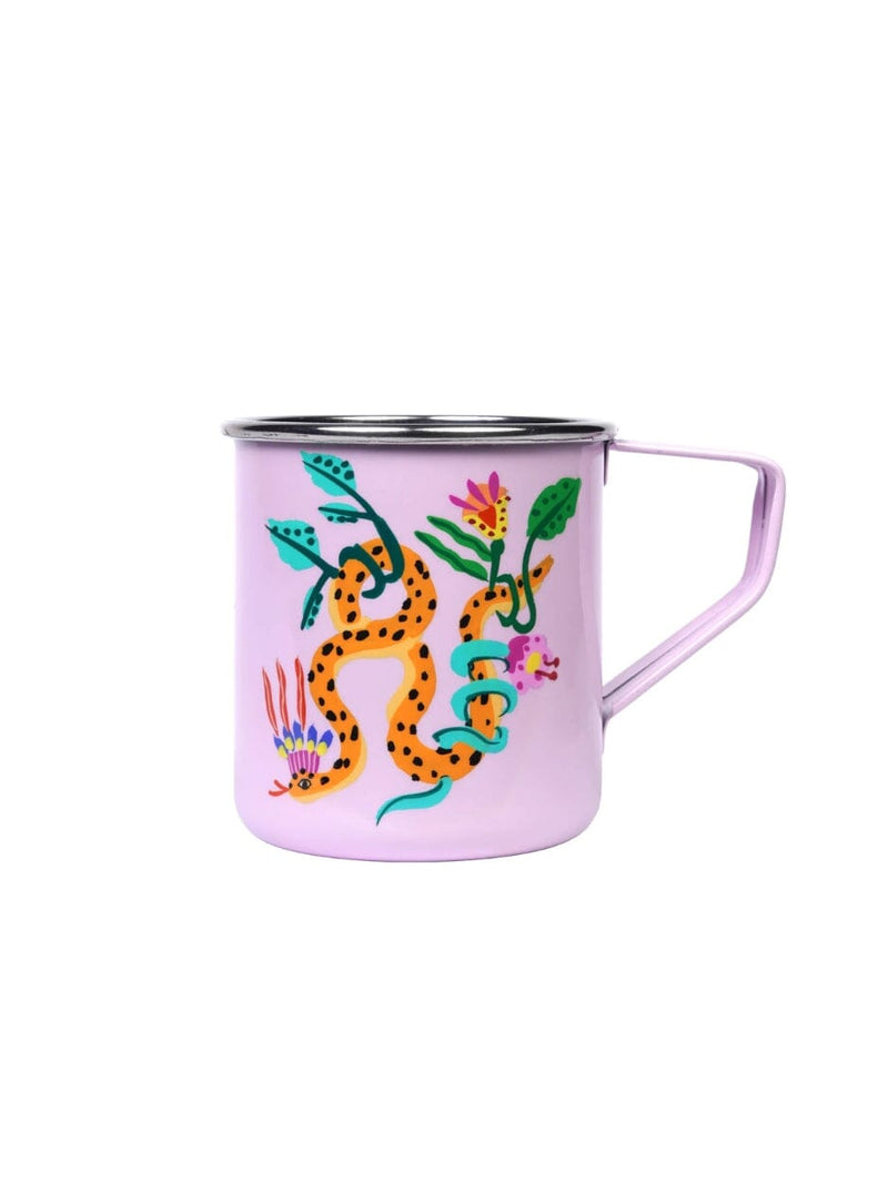 Camp Mug // Snakes - Lavender CUPS | MUGS PICNIC FOLK 