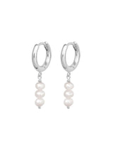 Triple Drop Pearl Huggies EARRINGS MIDSUMMER STAR 