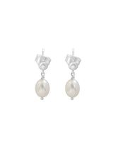 Pearl Drop Studs - Silver EARRINGS MIDSUMMER STAR 