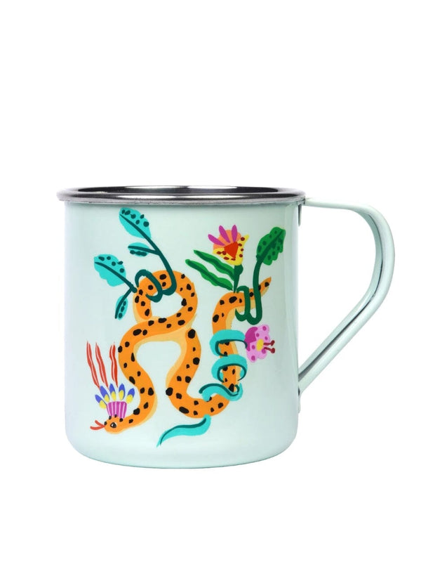 Camp Mug // Snakes - Pistachio CUPS | MUGS PICNIC FOLK 