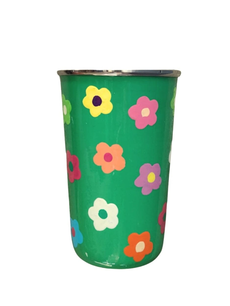 Large Tumbler // Daisies - Jalapeno CUPS | MUGS PICNIC FOLK 