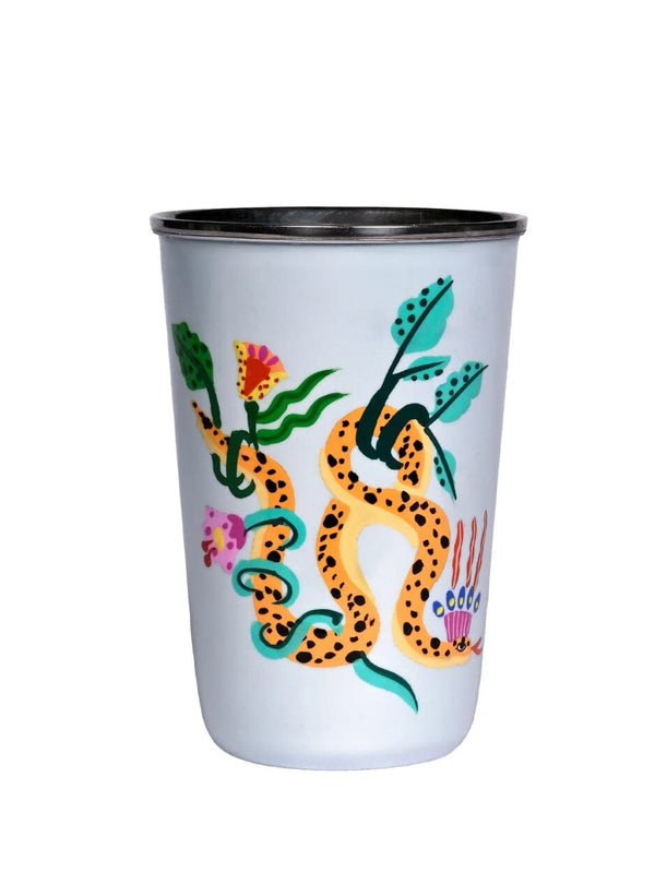 Large Tumbler // Snakes - Baby Blue CUPS | MUGS PICNIC FOLK 
