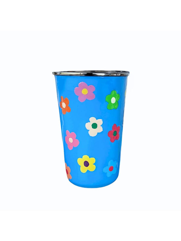 Large Tumbler Daisies - Cornflower CUPS | MUGS PICNIC FOLK 