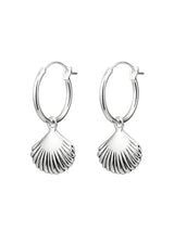 Seashell Hoops - Silver EARRINGS MIDSUMMER STAR 