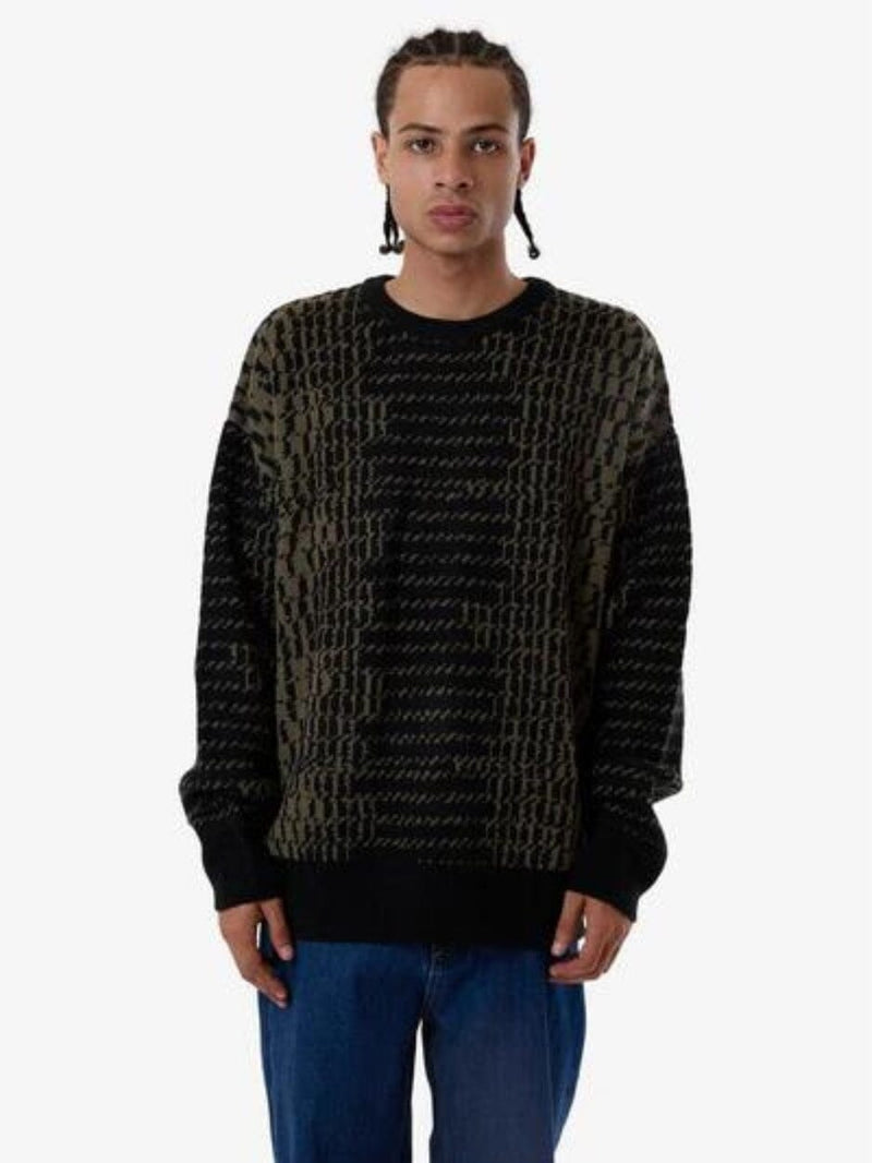 Kitsch Crew Knit - Tarmac JUMPER THRILLS 