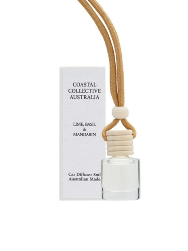 Lime Basil & Mandarin Car Diffuser CAR DIFFUSER THE COASTAL COLLECTIVE 