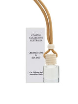 Crushed Lime & Sea Salt Car Diffuser CAR DIFFUSER THE COASTAL COLLECTIVE 