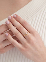 June Pearl Gold Birthstone Ring RINGS TONIMAY 