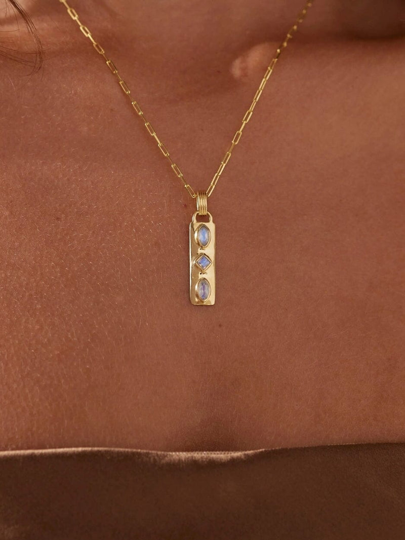 Coronet Moonstone Gold Necklace NECKLACES TONIMAY 