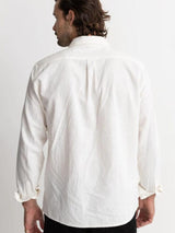 Classic Linen Ls Shirt - White BUTTON UP RHYTHM 