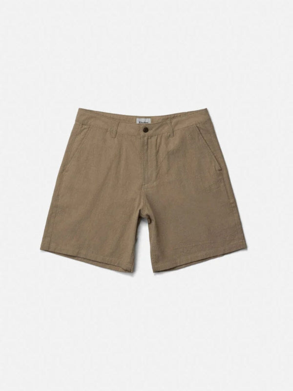 Essential Textured Linen Short - Sand SHORTS RHYTHM 