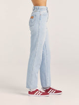 Claudia Hi Straight Jean - Utopian Blue BOTTOMS WRANGLER 