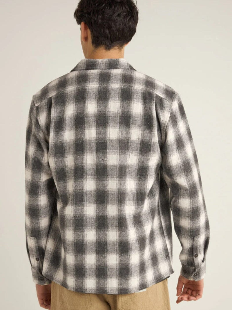 Plaid Ls Flannel Shirt - Ash JACKETS RHYTHM 