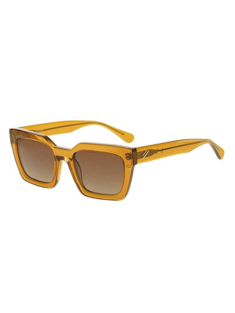 Sol - Crystal Toffee/Brown Gradient Polarised SUNGLASSES BASK EYEWEAR 