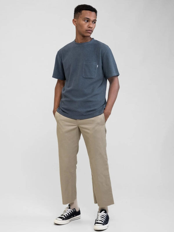 Vintage Terry SS T-Shirt - Navy T-SHIRT RHYTHM 
