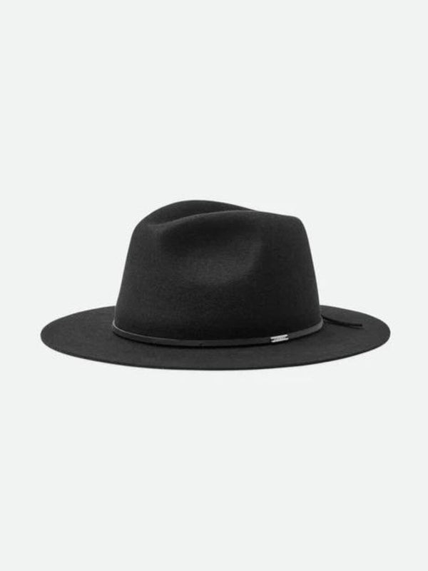 Wesley Fedora - Black FEDORAS BRIXTON 