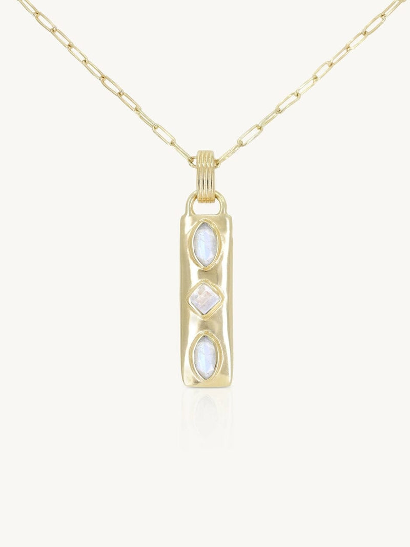 Coronet Moonstone Gold Necklace NECKLACES TONIMAY 