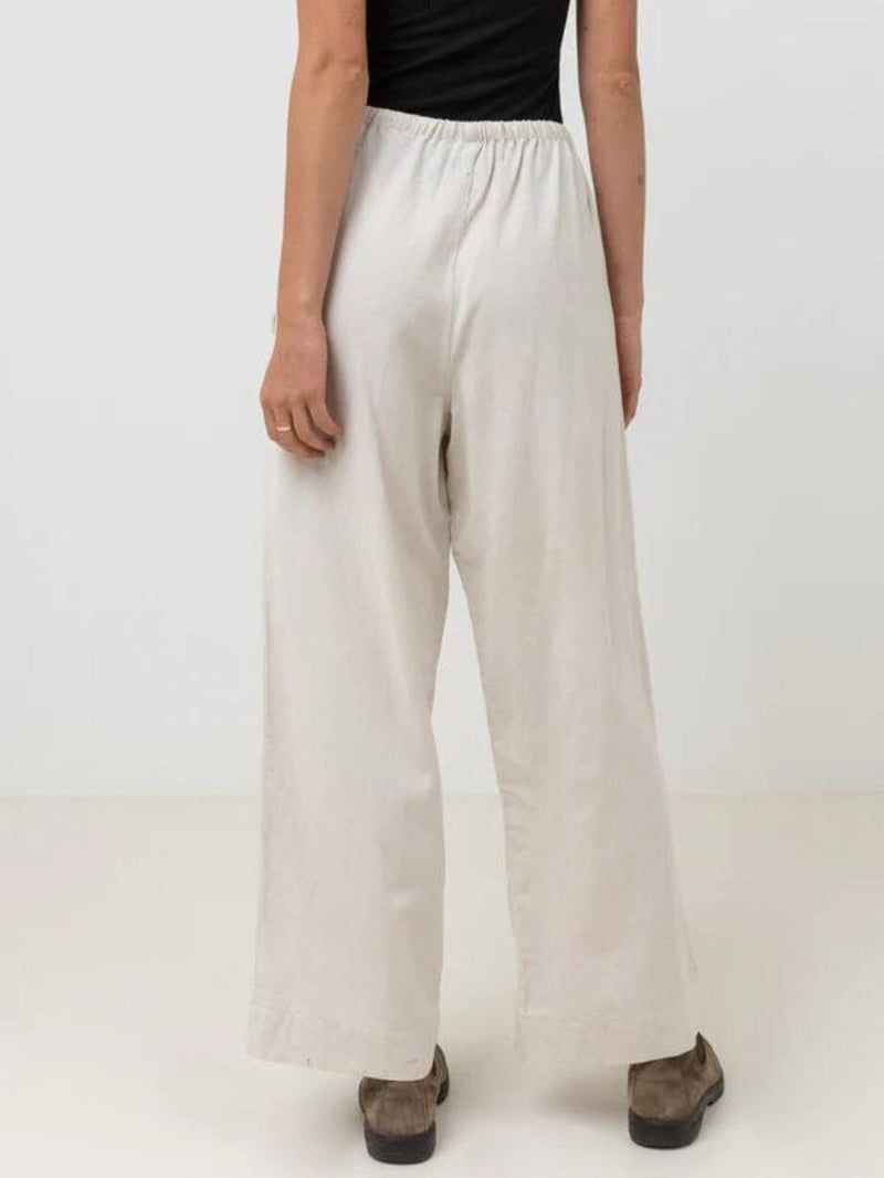 Classic Drawstring Pant - Oat BOTTOMS RHYTHM 