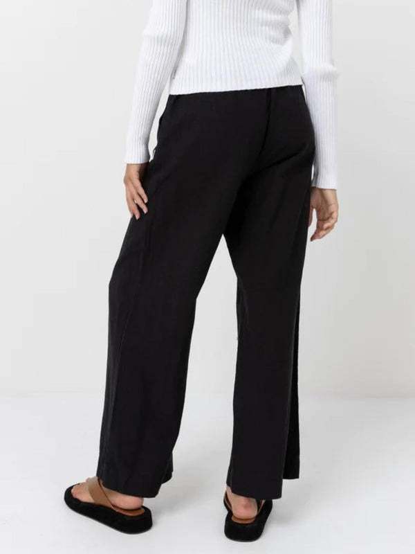 Classic Drawstring Pant - Black PANTS RHYTHM 