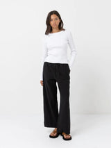 Classic Drawstring Pant - Black PANTS RHYTHM 