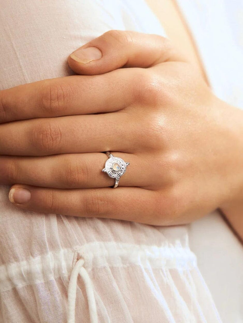 Divine Talisman Moonstone Ring RINGS MIDSUMMER STAR 